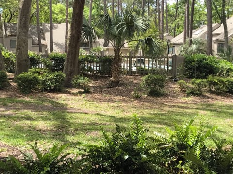 View of pool area from Villa