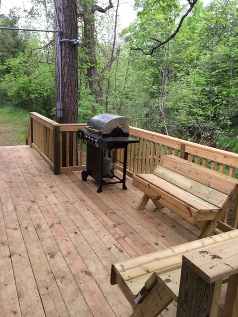 Deck includes BBQ Grill