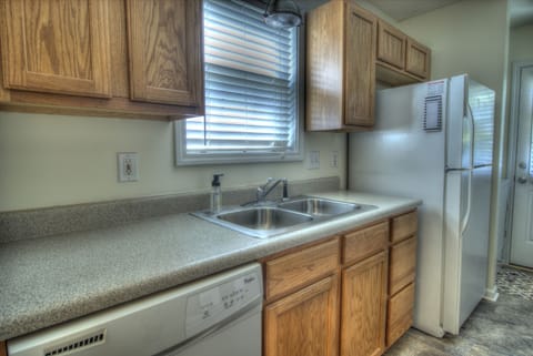 Full size Refrigerator in Kitchen