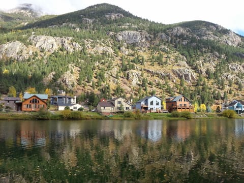  View from across the lake. 