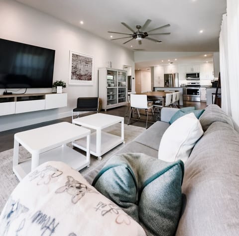 Open Floor Concept Living-Dining-Kitchen