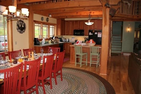 Looking from Dining area into Kitchen.