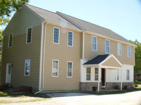 Cover entry to second floor apartment
