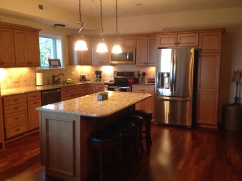 Open concept kitchen