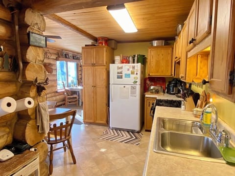 Fully stocked kitchen