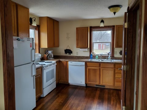Fully stocked kitchen