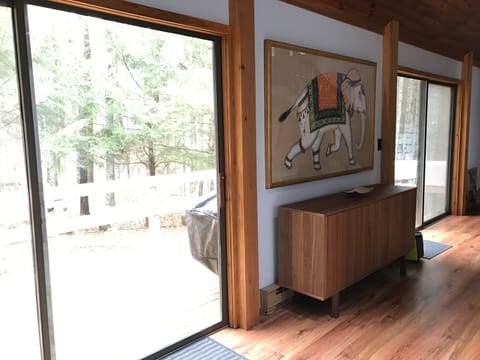 Lots of natural light in the living room