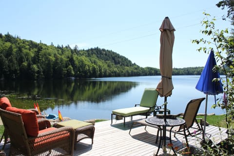 Lake front deck