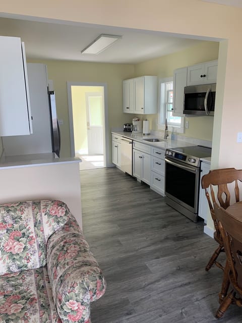 Unit 1 kitchen and side entrance