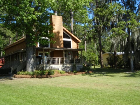 View of Home facing lake