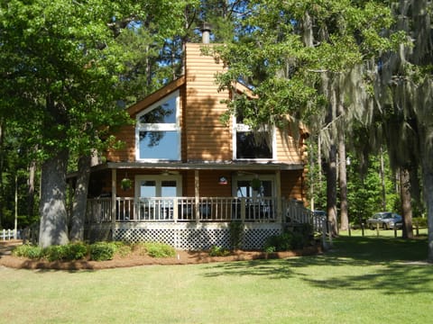 View of the Home facing lake