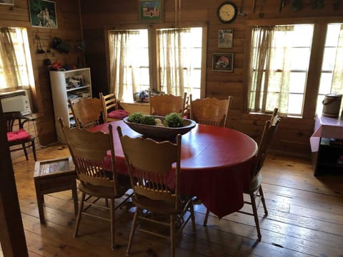 Kids and adults alike will find plenty of space to chow down in the roomy dining area.