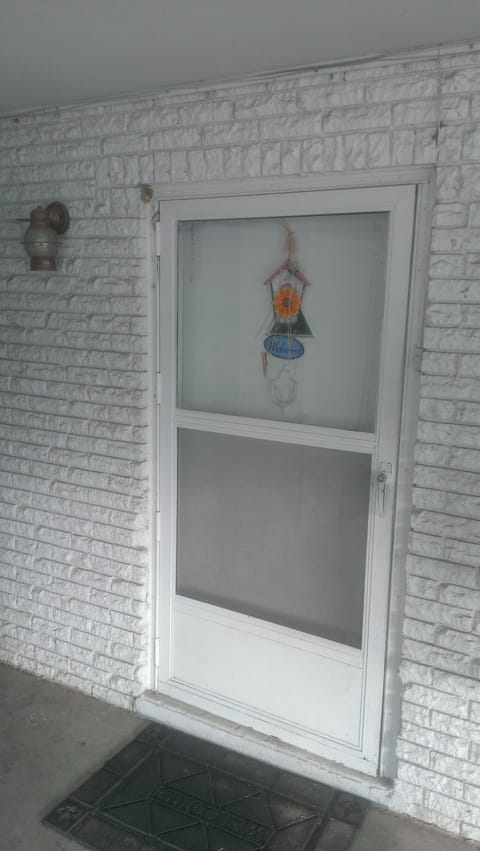 Covered private entrance.  Handicapped accessible.