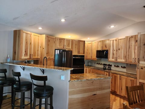 Completely remodeled kitchen. (backsplash coming!)