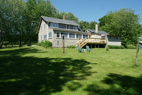 Back of house facing lake