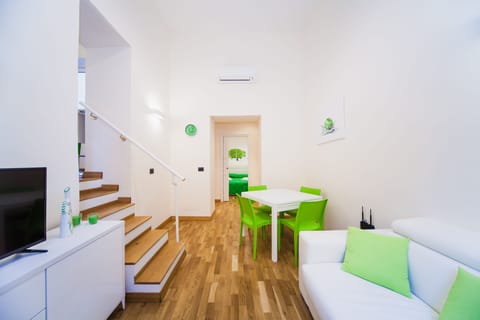 Living room with sofa bed