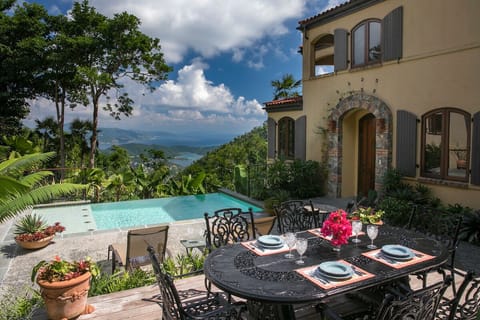 Outdoor dining.