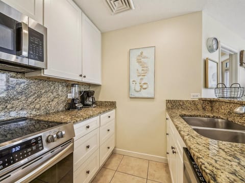 Kitchen with Stainless Steel Appliances at 2102 SeaCrest