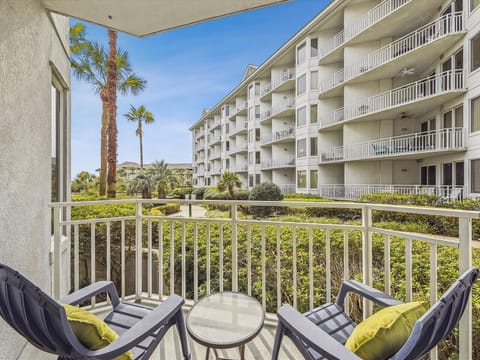 Private Balcony off Master Bedroom at 2102 Sea Crest