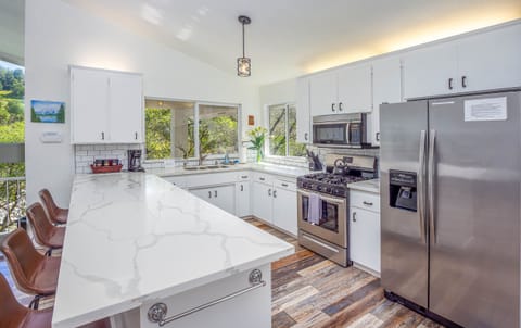 Fully Stocked Kitchen with everything you'll need to cook a Gourmet Meal