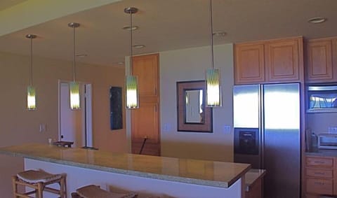 Large wrap around gourmet kitchen