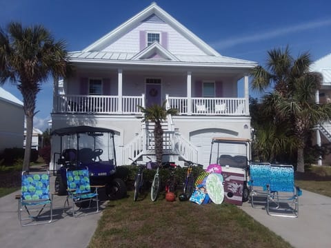 House, Golf Carts,Bikes