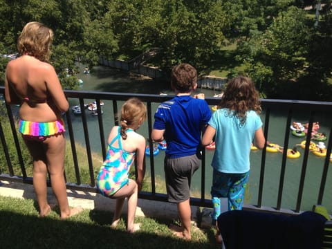 Back of Condo overlooking Comal River