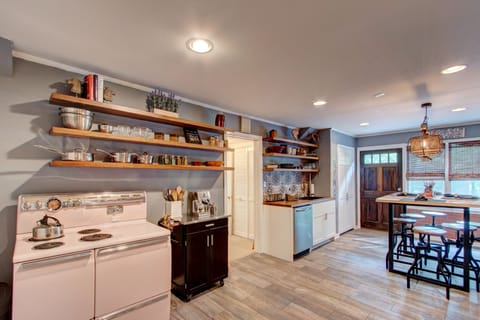 Kitchen on lower level