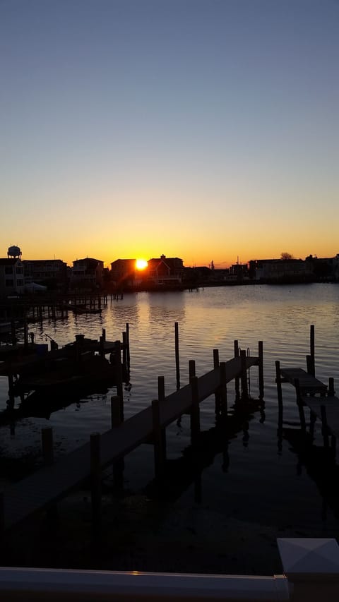 Sunrise from our deck.  What a way to wake up in the morning!