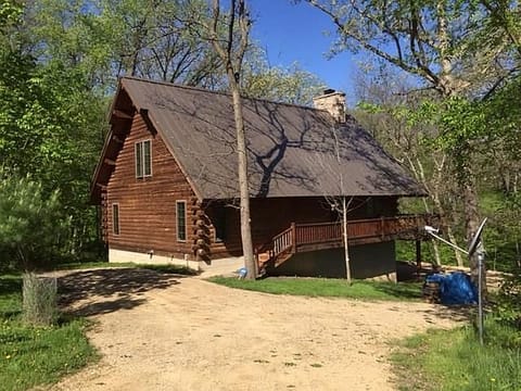 Cabin view from the road