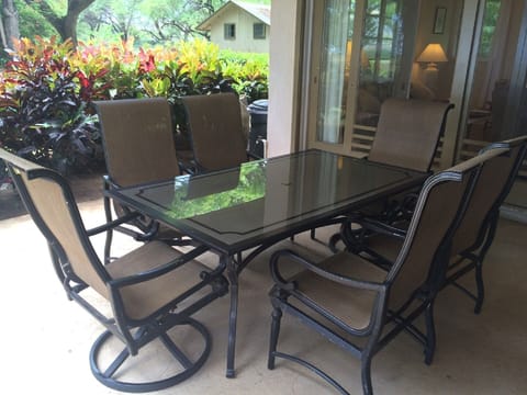 Patio dining