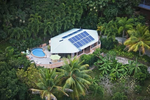 Arial shot of Stone Cottage