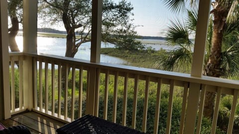 Peaceful view of the salt marshes