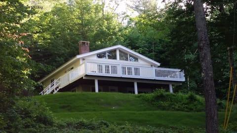 Summer front view of home 