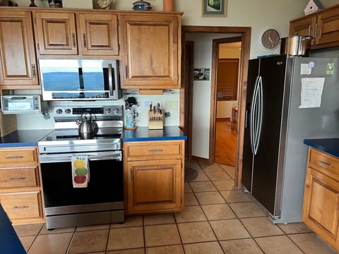 Modern appliances in a well-equipped kitchen