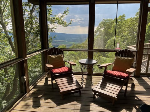 View from the porch swing