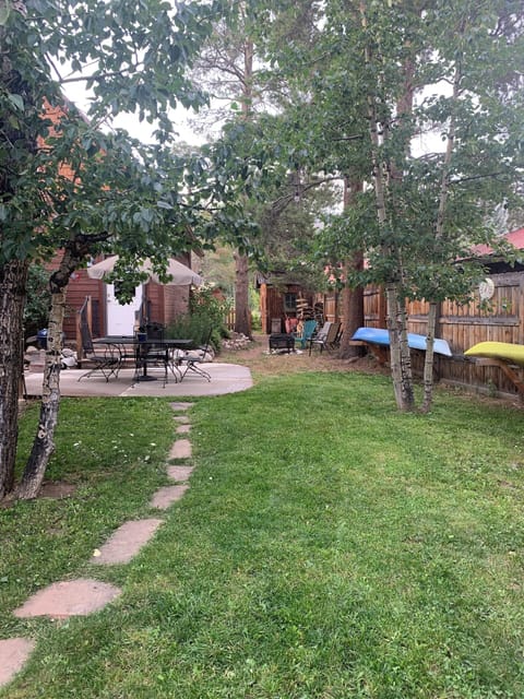 Great fenced in yard for the dogs to run!