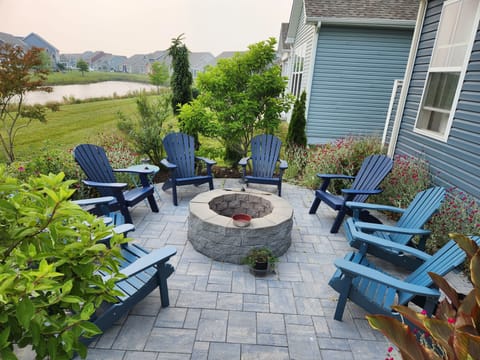 Bach yard firepit area