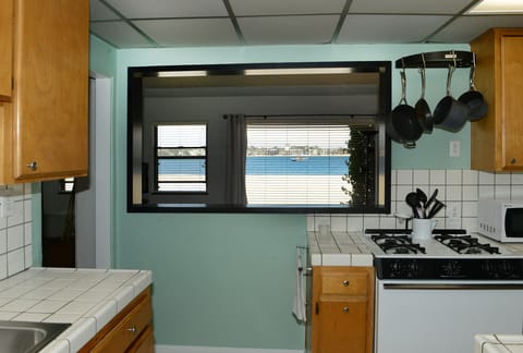 Full bay view from kitchen