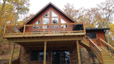 Lakeside / View of Deck & Lower, Exposed  Level 