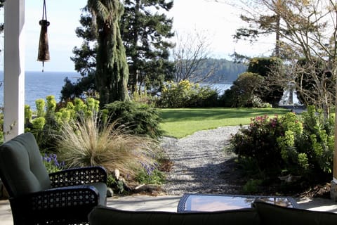 Garden outside suite door