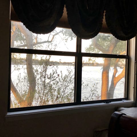 View out master bedroom window.