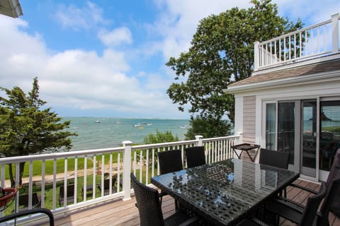 Main floor water front deck