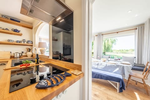 From the kitchen looking into the sun room