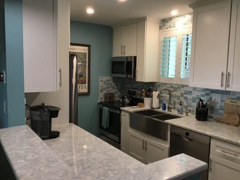 Newly remodeled kitchen