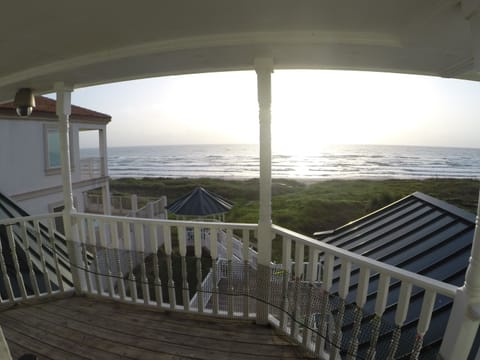 Ocean view from balcony