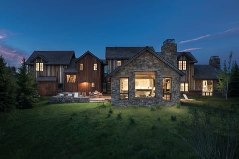 Back Exterior - Four Pines 12 - Teton Village, WY - Luxury Villa Rental