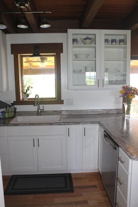 Fully stocked kitchen