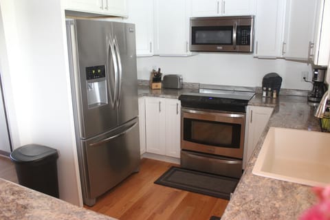 Fully stocked kitchen