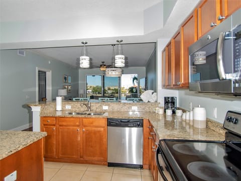 Modern stainless steel appliances